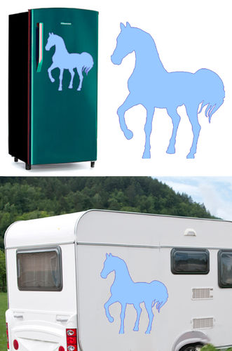 Horse sticker + color