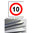 speed limit 10 aluminium 3mm