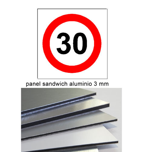 limite velocidad 30 aluminio 3mm